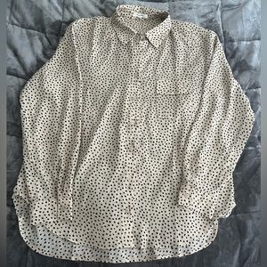 Pleione polka dot blouse
